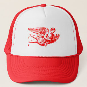 Flying Musical Angel Trucker Hat