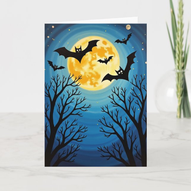 Flying Night Creatures Card (Front)