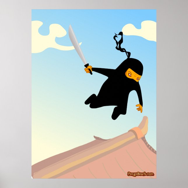 Flying Ninja Poster (Front)