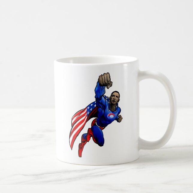 Flying Obama Coffee Mug (Right)