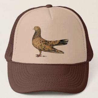 Flying Oriental Roller Pigeon Almond Trucker Hat