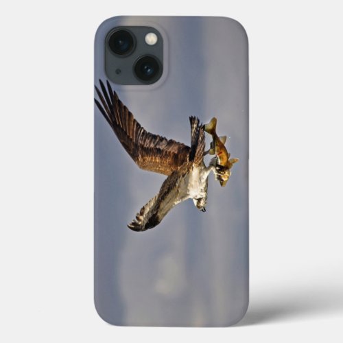 Flying Osprey  Fish 3 Wildlife Photography iPhone 13 Case