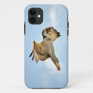Flying Osprey Fish-Eagle Wildlife Photo Scene iPhone 11 Case