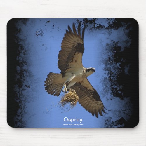 Flying Osprey Fish Hawk Mousepad