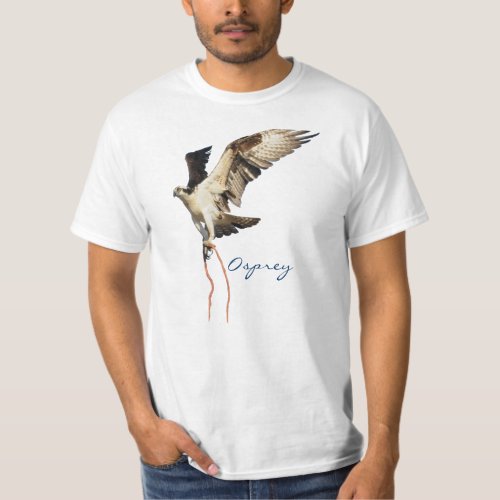 Flying Osprey Fish Hawk T_Shirt
