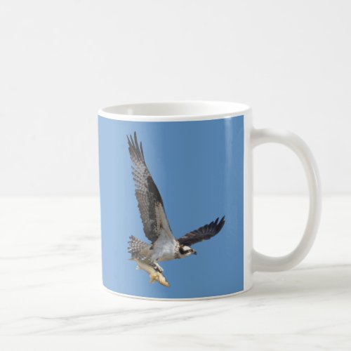 Flying Osprey  Fish Wildlife Photography Coffee Mug
