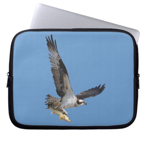 Flying Osprey  Fish Wildlife Photography Laptop Sleeve