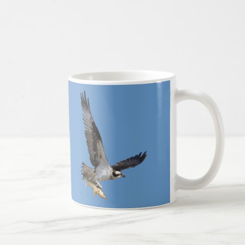 Flying Osprey  Walleye Wildlife Photography Coffee Mug