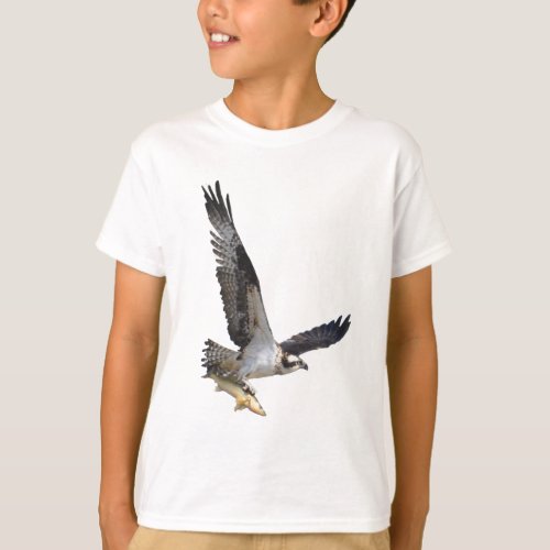 Flying Osprey Wildlife Fashion Series T_Shirt