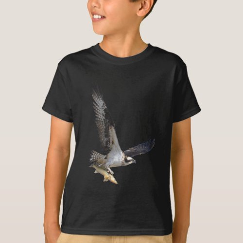 Flying Osprey Wildlife Fashion Series T_Shirt