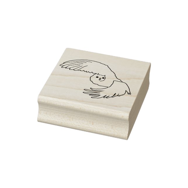 Flying Owl Art Stamp (Stamp)