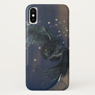 Flying Owl in the Night iPhone / iPad case