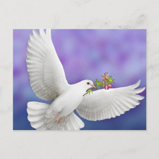 Flying Peace Dove Card
