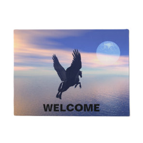 Flying Pegasus Door Mat