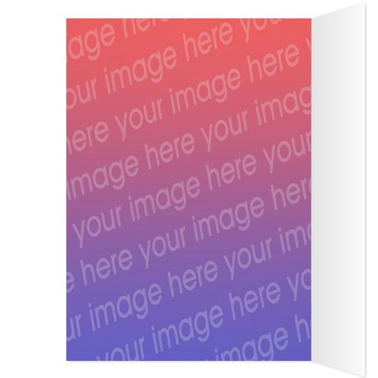 Flying Pegasus Fantasy Horse Art Photo Card (Inside (Left))