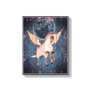 Flying Pegasus Horse Fantasy Art Canvas Print