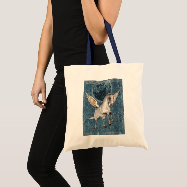 Flying Pegasus Horse Fantasy  Tote Bag (Front (Product))