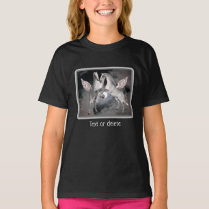 Flying Pegasus Horses Fantasy Art Personalized T-Shirt