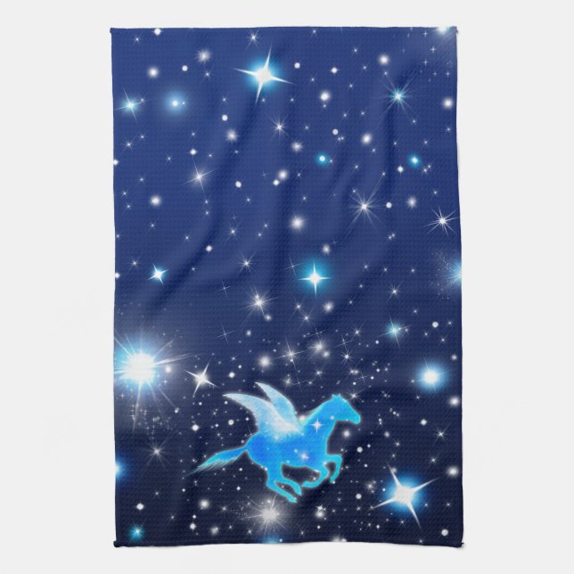 Flying Pegasus Kitchen Towel (Vertical)