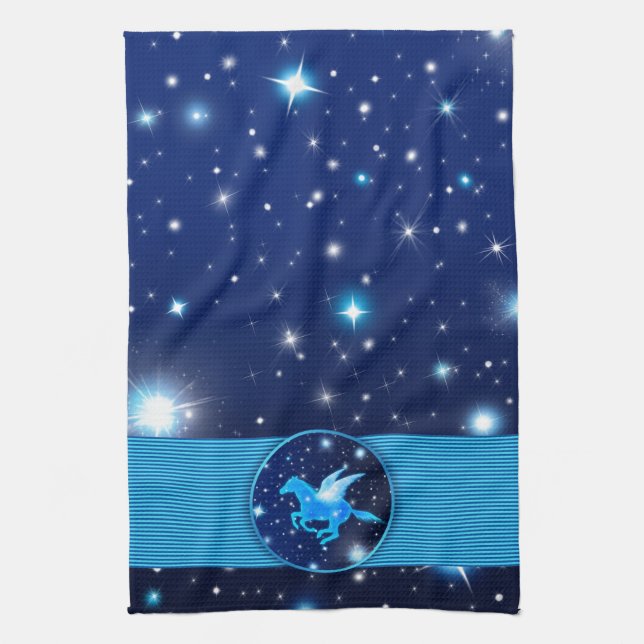 Flying Pegasus Kitchen Towel (Vertical)