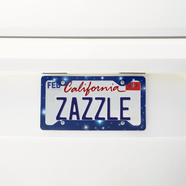 Flying Pegasus License Plate Frame (On Car)
