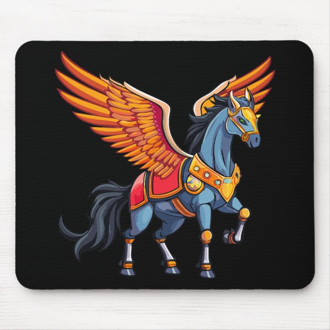Flying pegasus mouse pad (Front)
