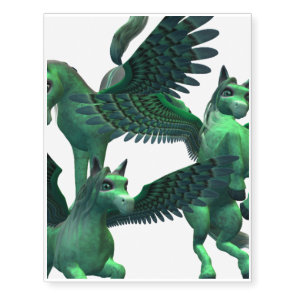 Flying Pegasus Temporary Tattoos