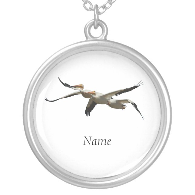 Flying Pelican 2 Necklace (Front)