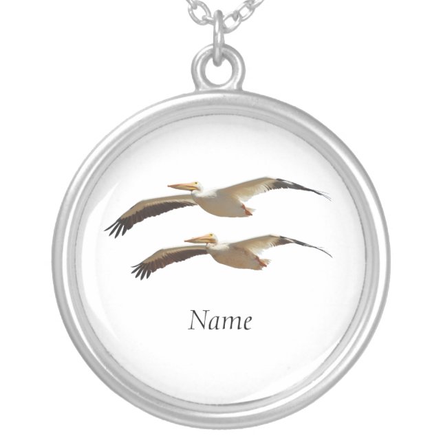 Flying Pelican 3 Necklace (Front)