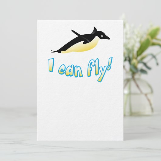 Flying penguin (Standing Front)