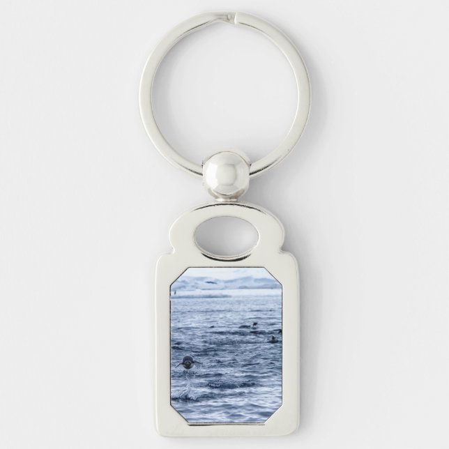 Flying penguin keychain (Front)