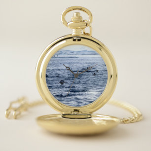 Flying penguin pocket watch