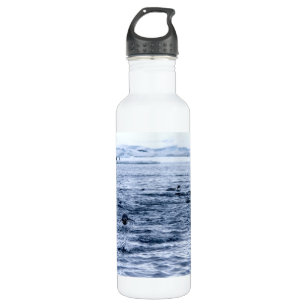 Flying penguin stainless steel water bottle