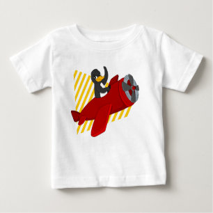 Flying penguing cartoon baby T-Shirt