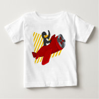Flying penguing cartoon baby T-Shirt
