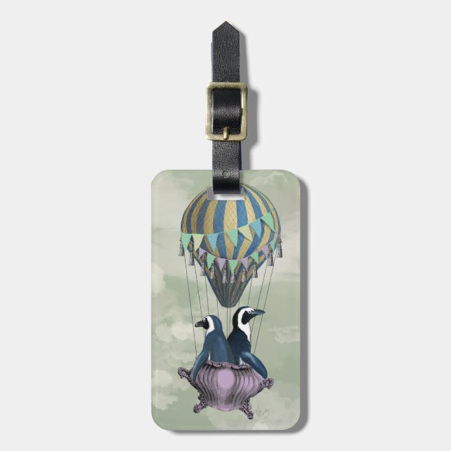 Flying Penguins 2 Luggage Tag (Front Vertical)