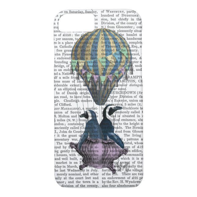 Flying Penguins Case-Mate iPhone Case (Back)