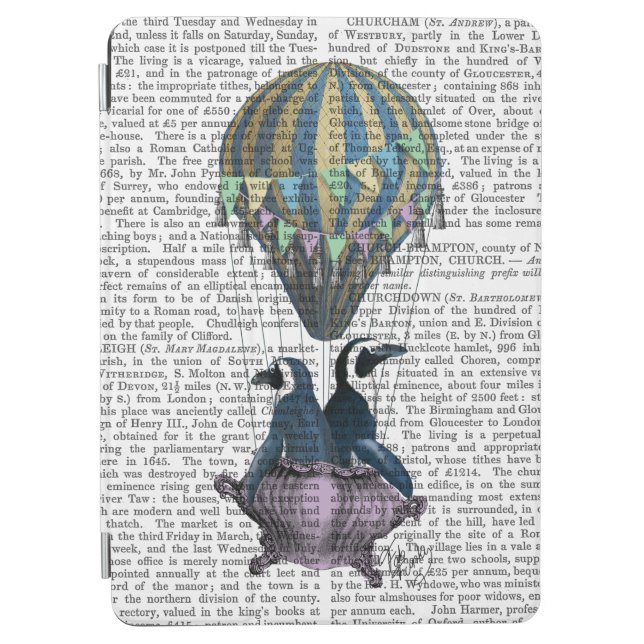 Flying Penguins iPad Air Cover (Front)