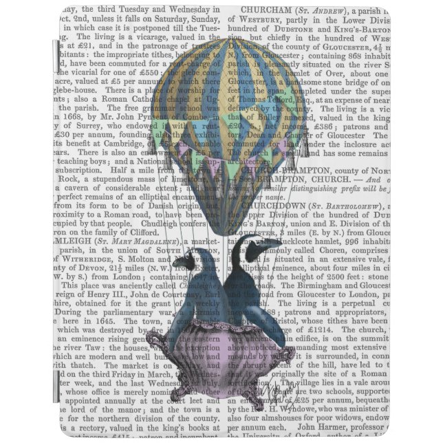 Flying Penguins iPad Air Cover (Front)