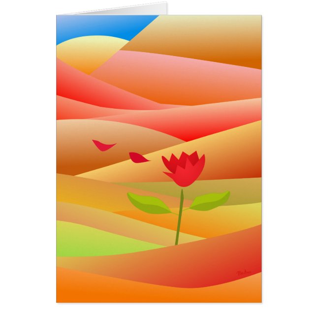 Flying Petals Cards (Front)