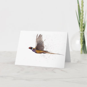 Flying Pheasant Card