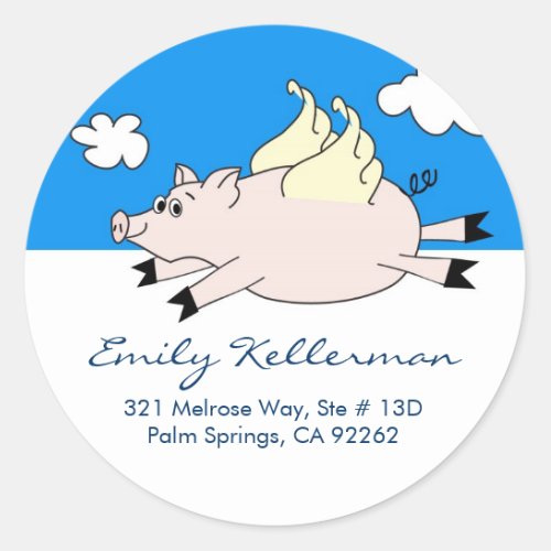 Flying Pig Address Labels