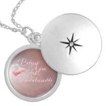 Flying Pig-Be Unbelievable Locket Necklace