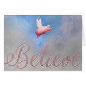 Flying Pig Believe (Front Horizontal)