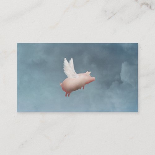 flying pig business card