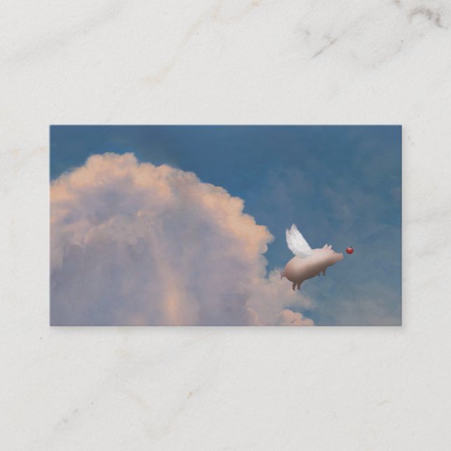 flying pig business card (Front)