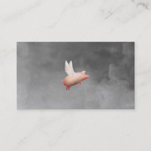 flying pig business cards