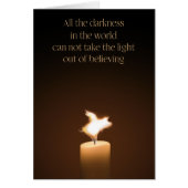 flying pig candle flame (Front)