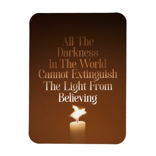 Flying Pig Candle Flame Magnet (Vertical)