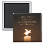 Flying Pig Candle Flame Magnet at Zazzle